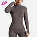 long sleeve half zip running top